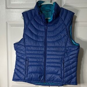 Bernardo Goose Down Vest in Blue Sz XL Excellent Condition